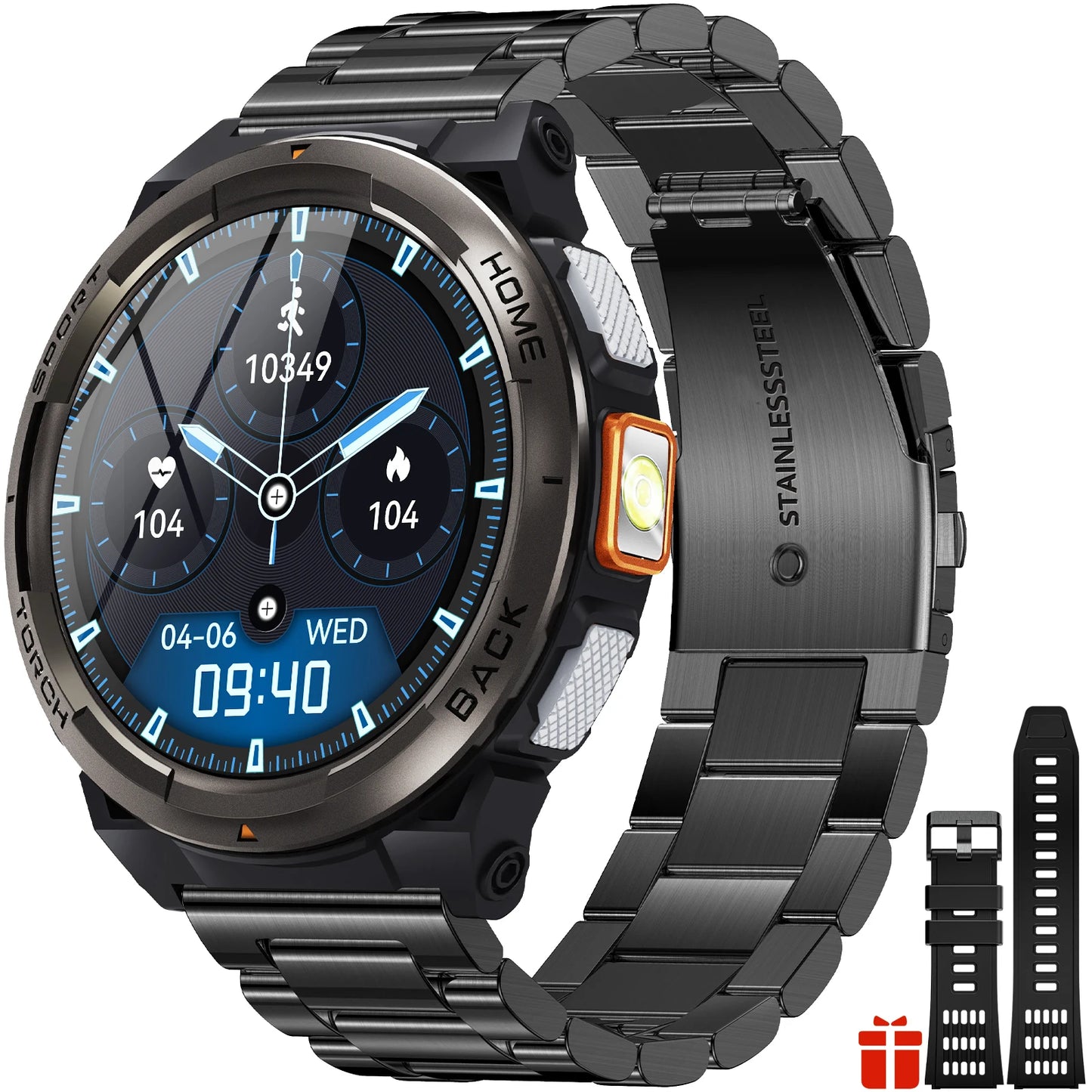 EIGIIS KE5 Smart Watch Featuring Compass Barometer Waterproof Sports Design