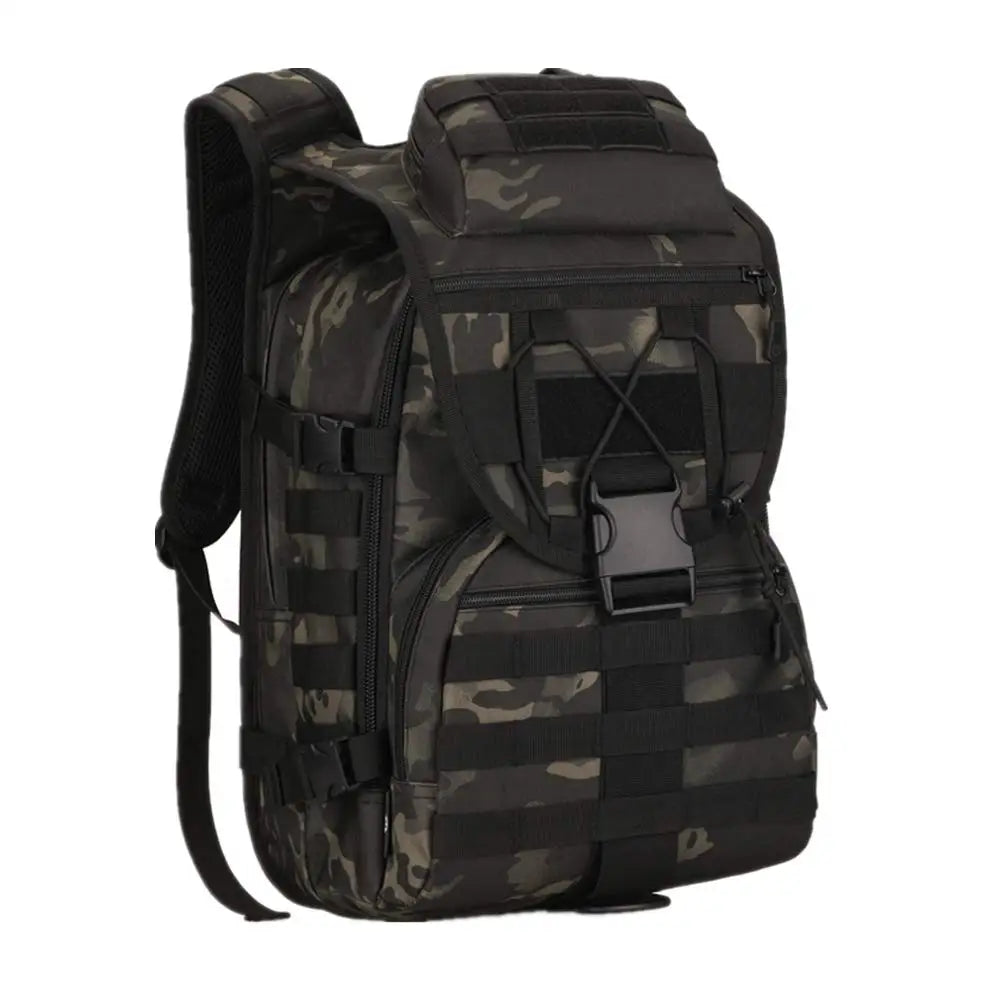 Nylon Tactical Molle Backpack Water Resistant Outdoor Trekking Bag