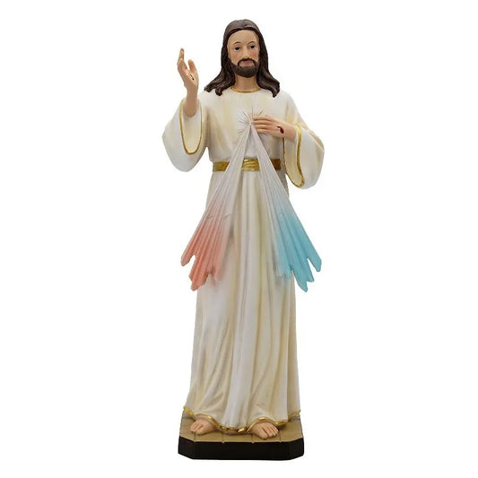 Gods Mercy Catholic Statue for Family Prayer and Home Decor