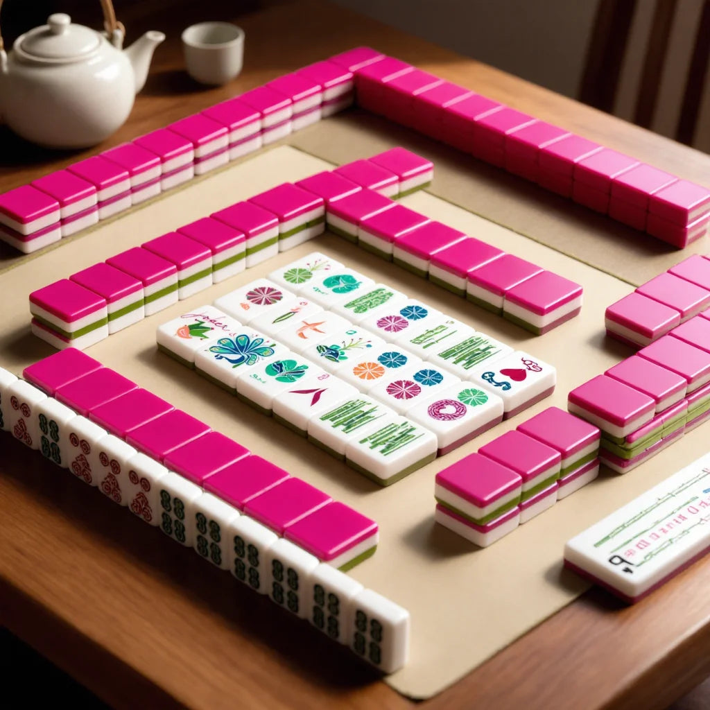 Premium Acrylic American Mahjong Set With 160 Game Pieces