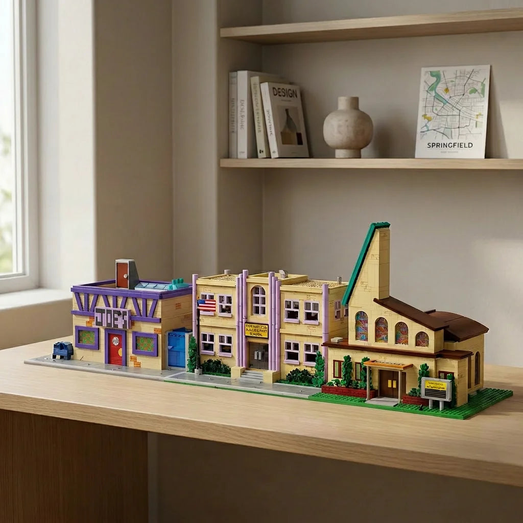 Barweer Springfield Street Building Blocks Three In One Town Kit