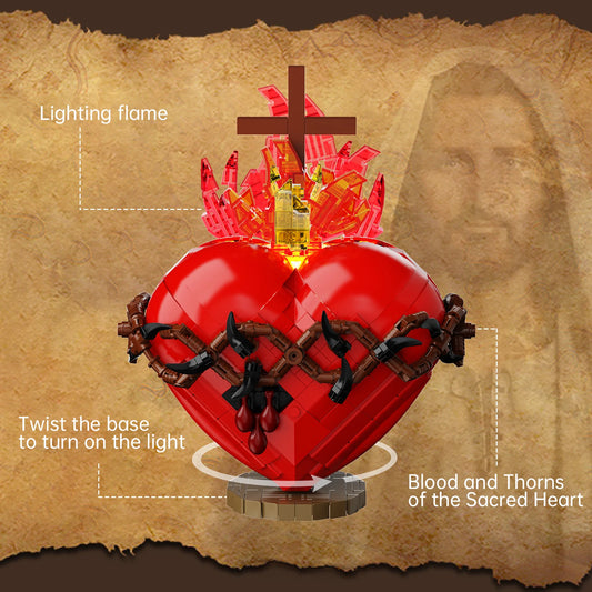 Jesus Christ Cross Building Blocks Assembly Kit For Adults