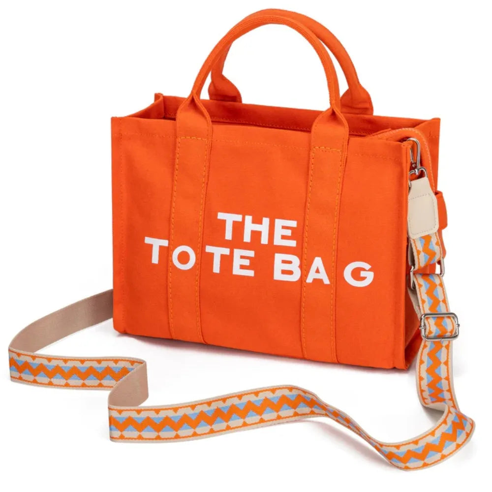 Kabaqoo Canvas Tote Crossbody Work Bag With Multiple Pockets