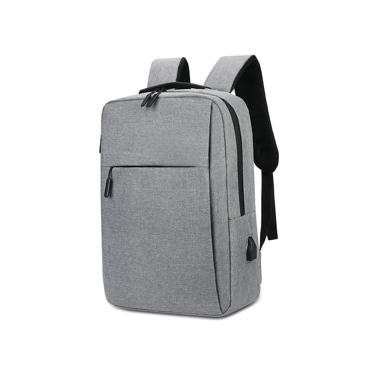 Water Resistant Laptop Backpack With USB Charging Port For Commuters