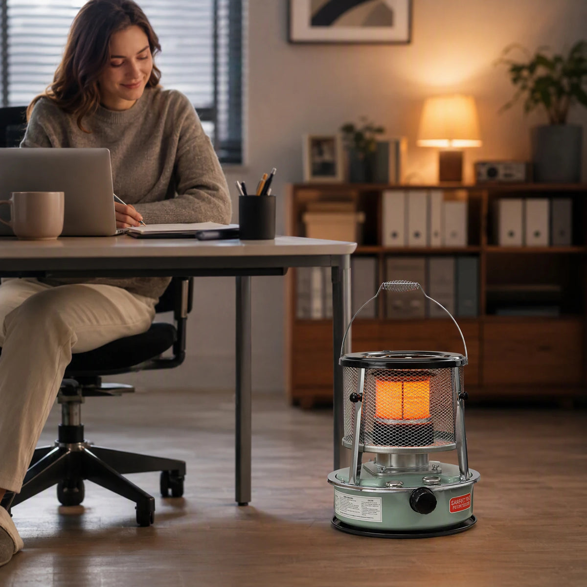 Portable Outdoor Kerosene Heater for Camping Garage and Emergency Use