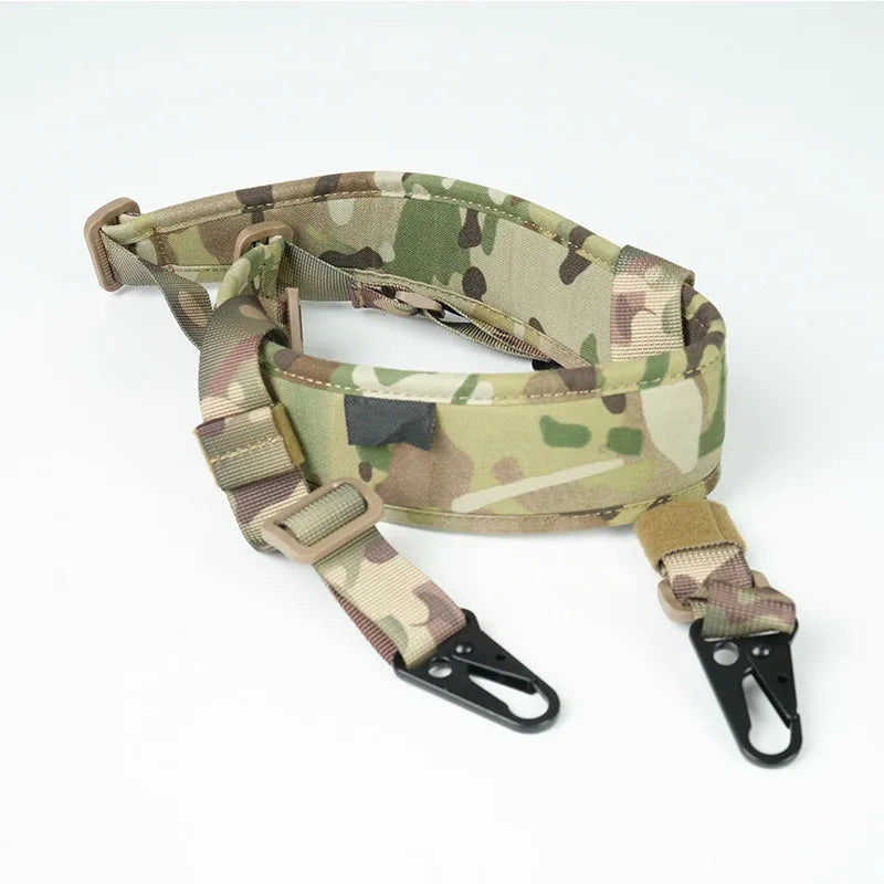 Tactical Adjustable Dual Point Nylon Sling For Firearms