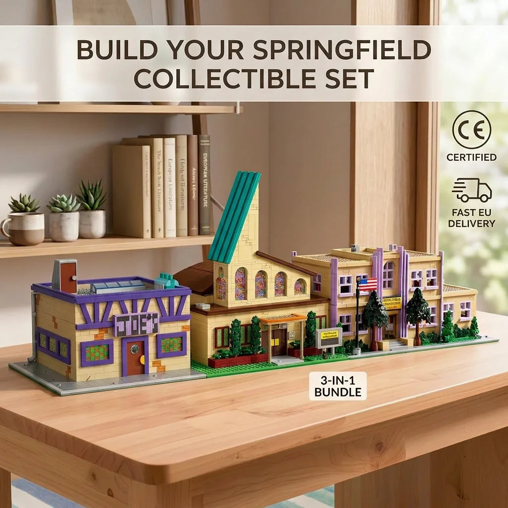 Barweer Springfield Street Building Blocks Three In One Town Kit