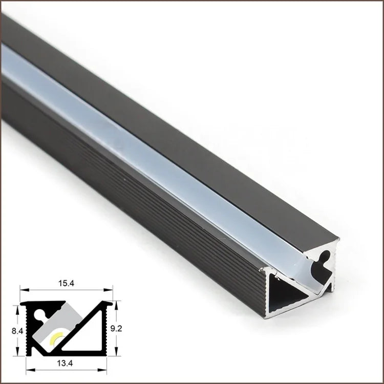 Ksdligh Recessed LED Aluminum Profile for Cabinet and Shelf Lighting