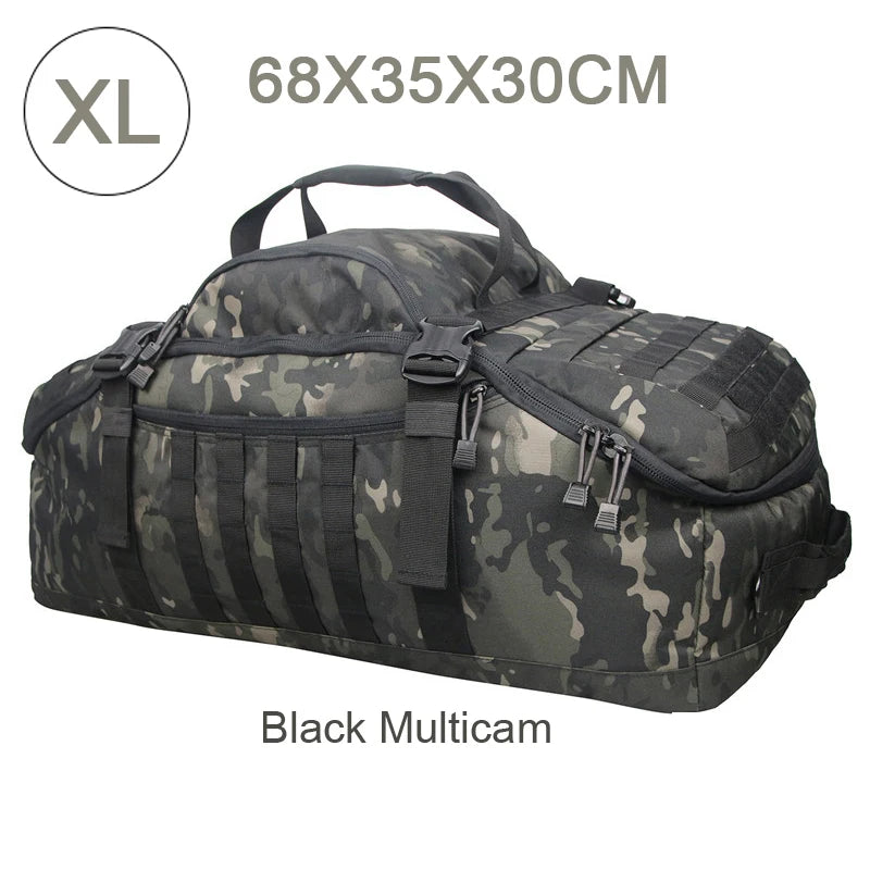 LQARMY Tactical MOLLE Backpack For Outdoor Hiking Camping