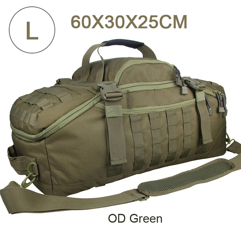 LQARMY Tactical MOLLE Backpack For Outdoor Hiking Camping