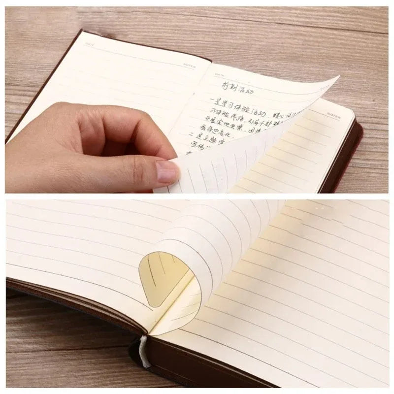 Vintage Leather Portable Notebook Diary Journal Stationery Gift