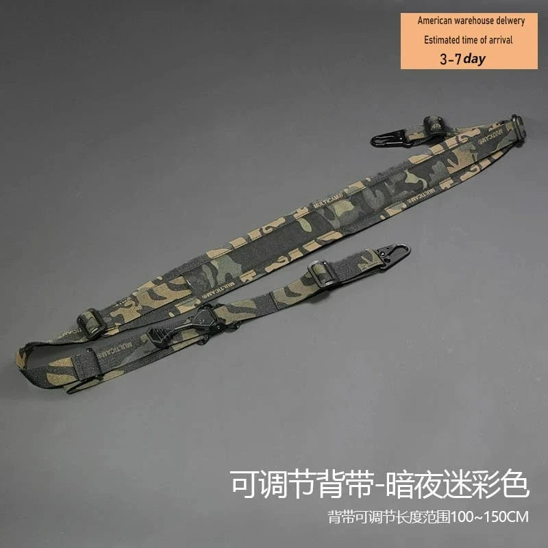 Modular Tactical Rifle Sling With Padded Design For Shooting