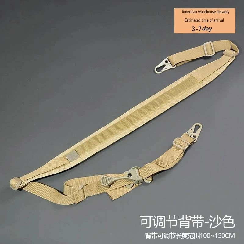 Modular Tactical Rifle Sling With Padded Design For Shooting