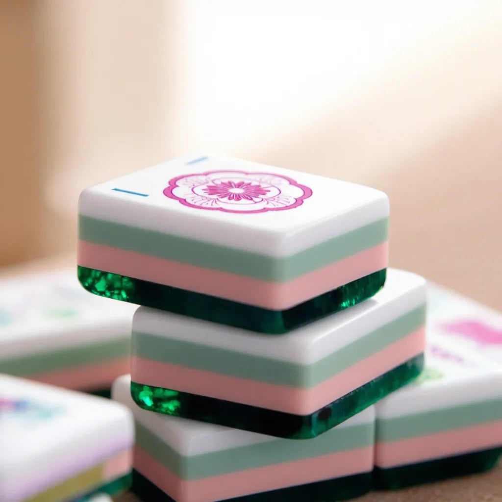 Premium Acrylic American Mahjong Set With 160 Game Pieces