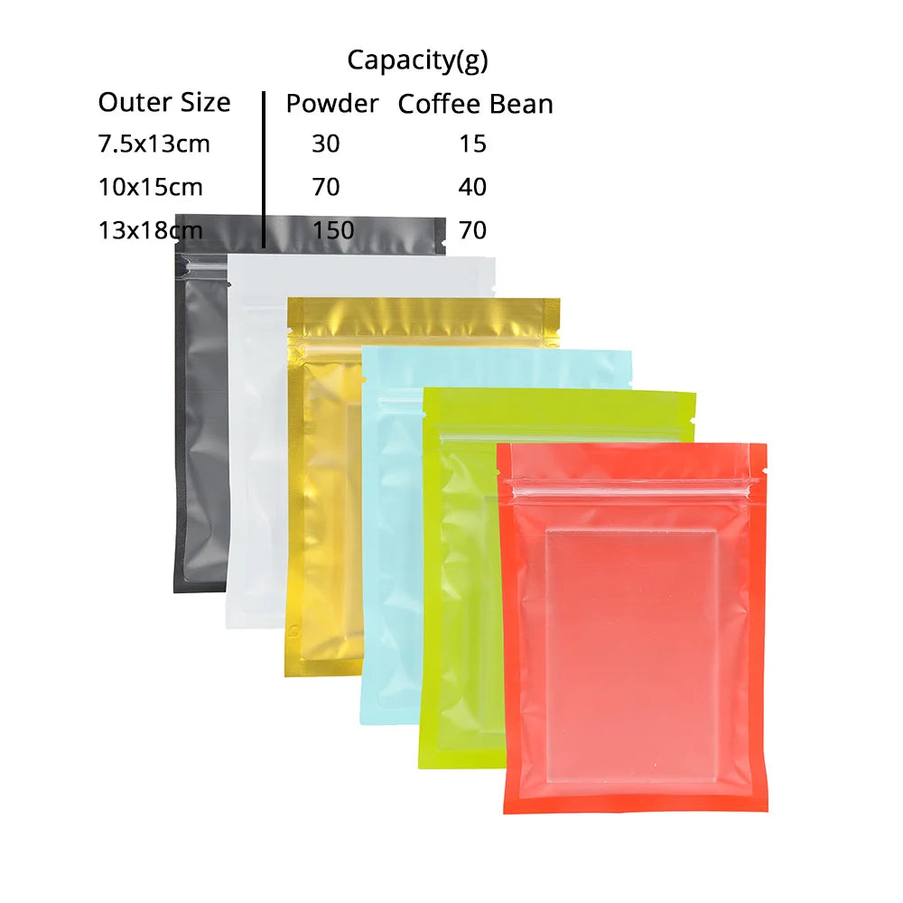 VoluPack Heat Sealable Food Storage Bags With Frosted Window