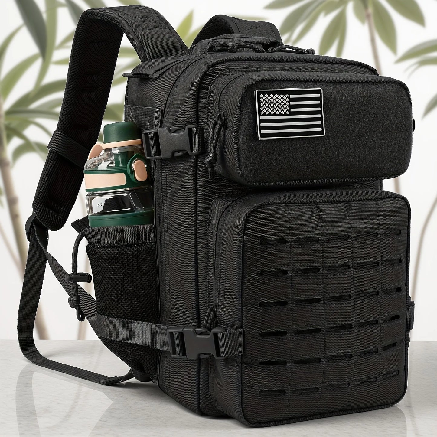 ReFire Gear Tactical MOLLE Hiking Backpack With Dual Cup Holder