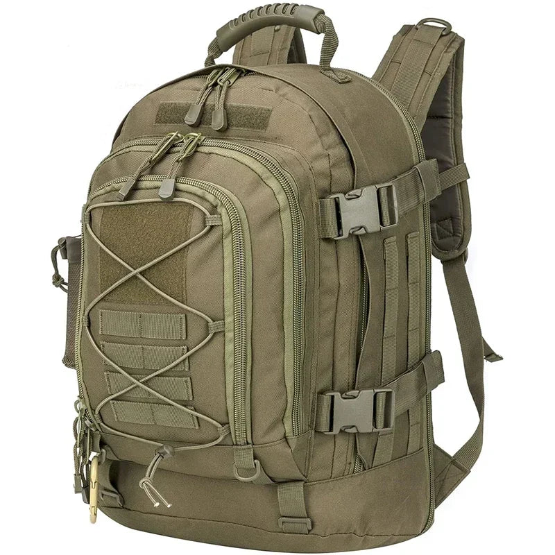 LQARMY Military Tactical Backpack With MOLLE Design For Outdoor Hiking