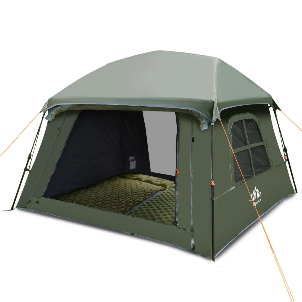 Night Cat Pop Up Blackout Waterproof Camping Tent With Vestibule