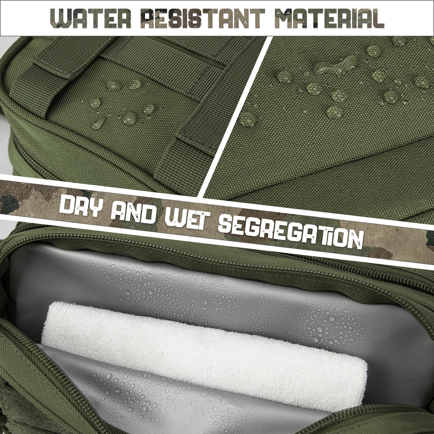 ReFire Gear Tactical Toiletry Bag Molle Travel Pouch
