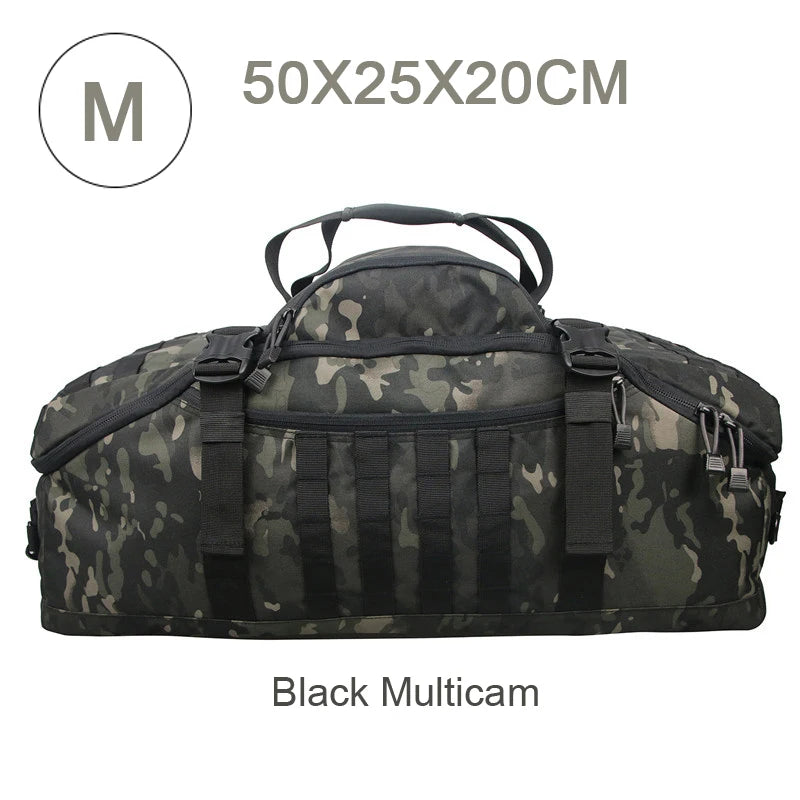 LQARMY Tactical MOLLE Backpack For Outdoor Hiking Camping