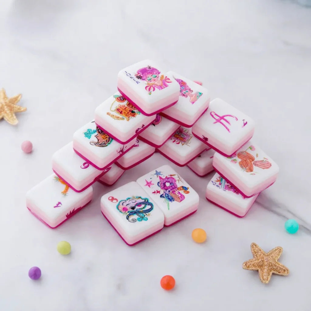 Premium Acrylic American Mahjong Set With 160 Game Pieces