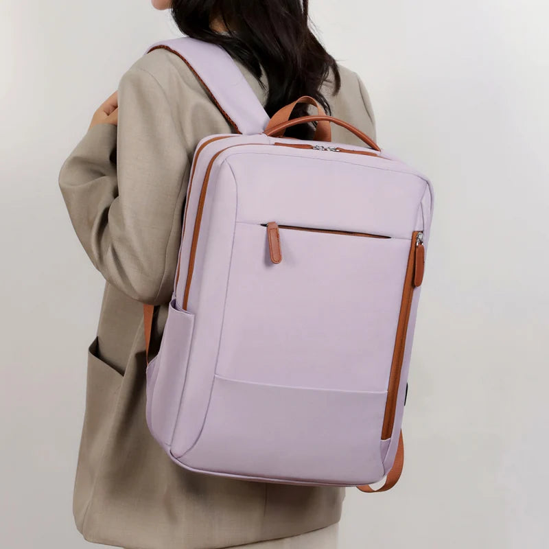OGEHUAFEE Lightweight Nylon Business Travel Commuter Laptop Backpack