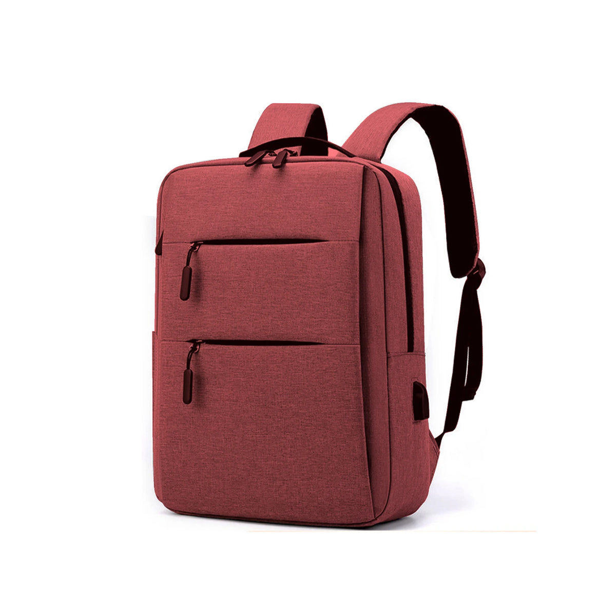 Water Resistant Laptop Backpack With USB Charging Port For Commuters