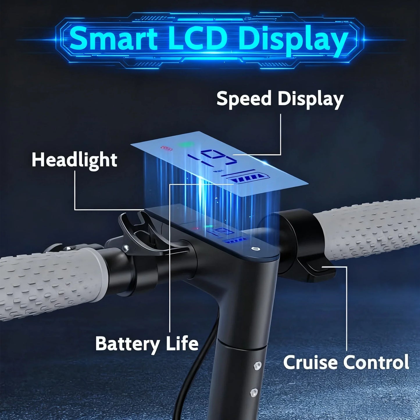 Ladped Foldable Electric Scooter For Adult Urban Commuting