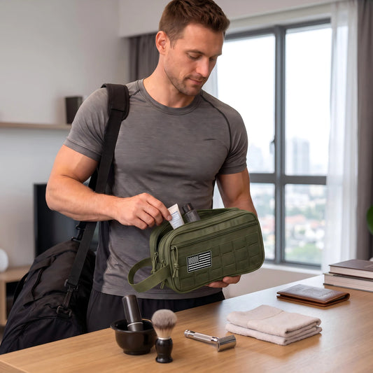 ReFire Gear Multi Compartment Toiletry Bag With Molle System Travel