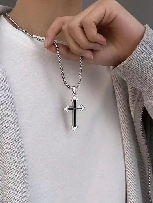 Stainless Steel Unisex Pendant Necklace For Hoodies And Daily Use