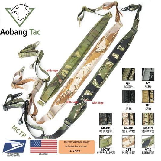 Modular Tactical Rifle Sling With Padded Design For Shooting
