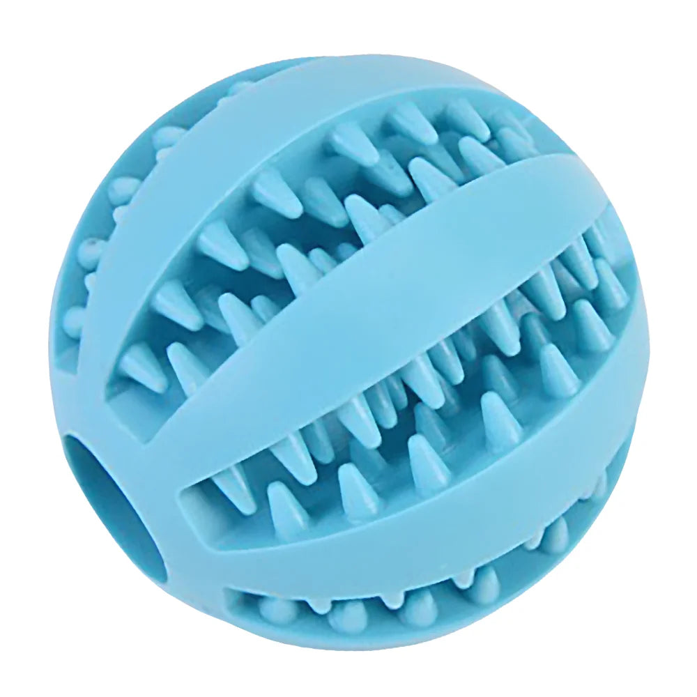 Cross Border Pet Dog Leakage Teething Rubber Ball Toy