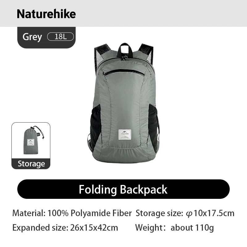 Naturehike Ultralight Waterproof Foldable Nylon Hiking Backpack