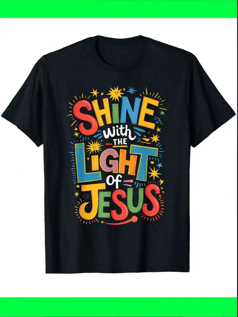 Kids Christian Family Matching Shirt With Jesus Quote Design
