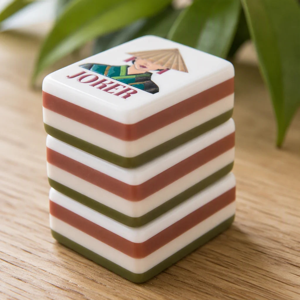 Premium Acrylic American Mahjong Set Featuring 160 Durable Tiles