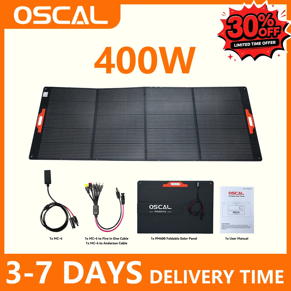Oscal Portable Foldable Solar Panel Charger With IP67 Waterproof Design