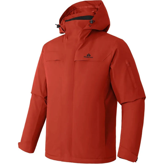 Pio Men's Waterproof Insulated Ski And Snowboard Jacket
