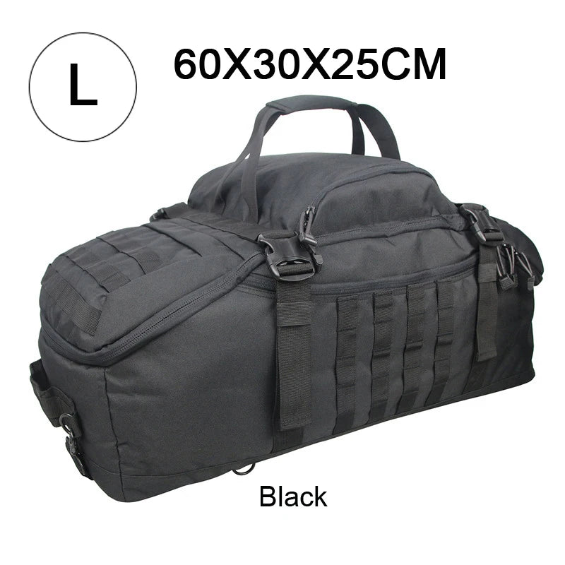 LQARMY Tactical MOLLE Backpack For Outdoor Hiking Camping