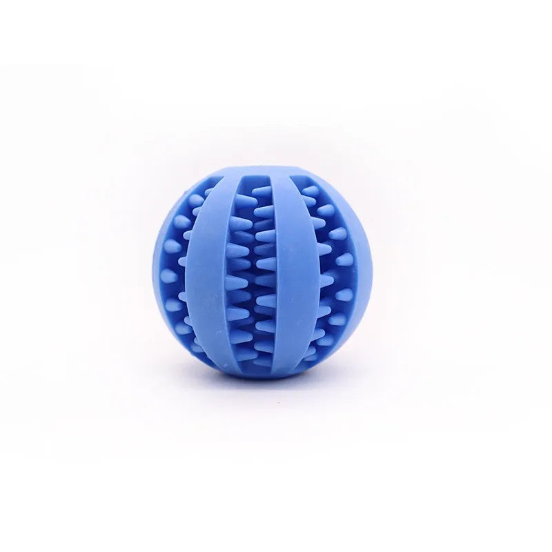 Cross Border Pet Dog Leakage Teething Rubber Ball Toy