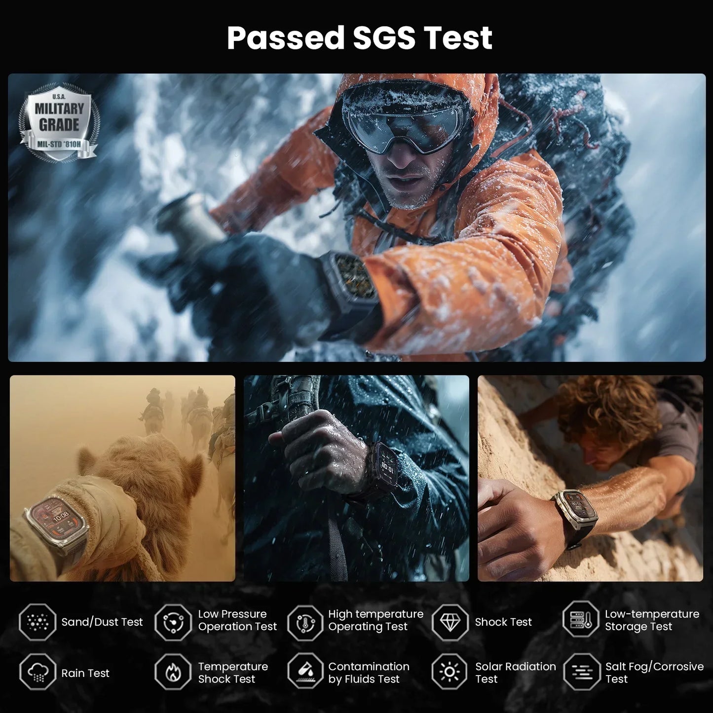 Kospet Tank M4 Smartwatch Featuring Durable Design And Health Tracking