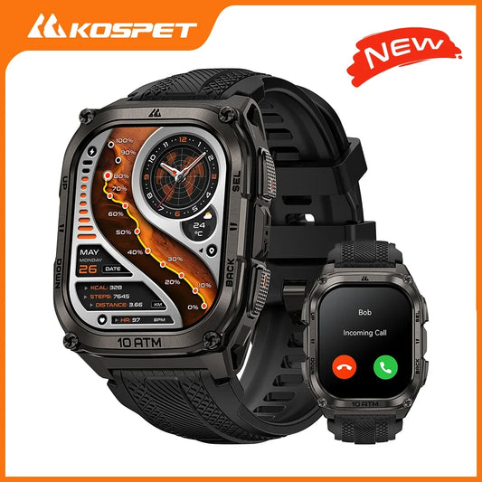Kospet Tank M4 Smartwatch Featuring Durable Design And Health Tracking