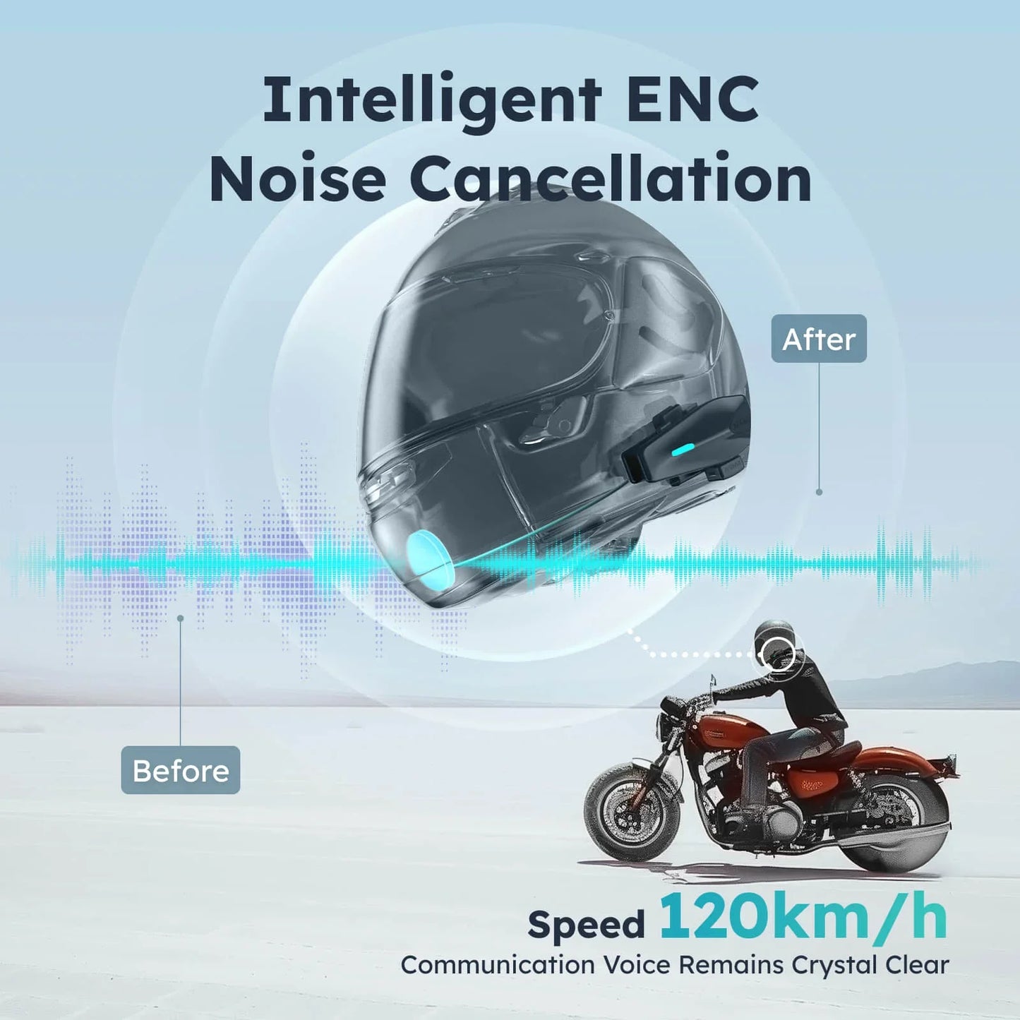 ASMAX S1 Bluetooth Motorcycle Helmet Headset Intercom 8 Rider IPX7