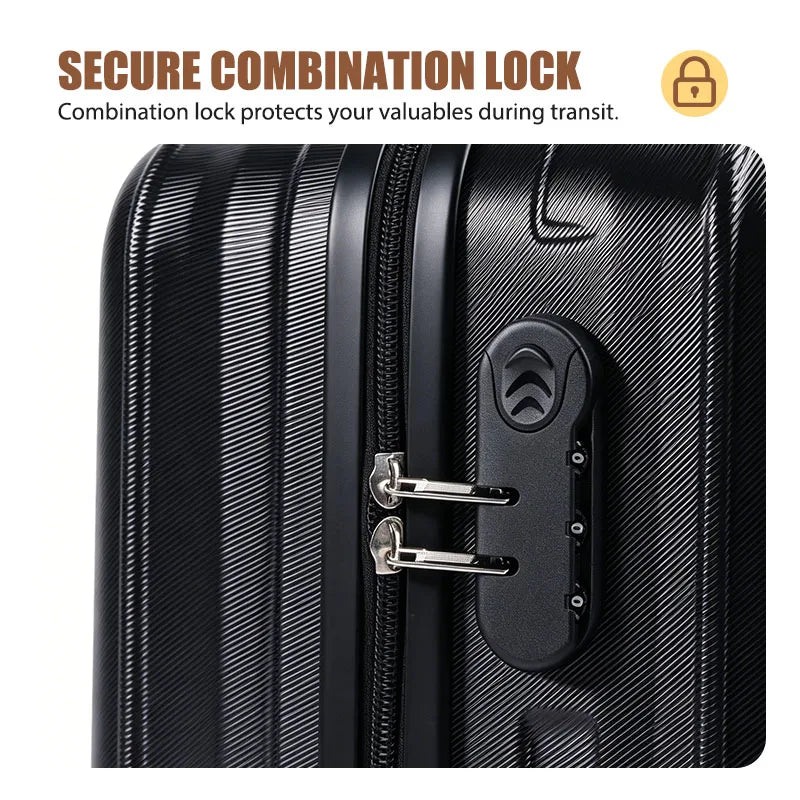 Premium Hardside Travel Luggage With Tsa Lock And Spinner Wheels