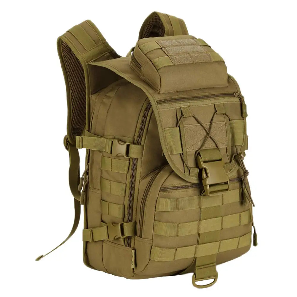 Nylon Tactical Molle Backpack Water Resistant Outdoor Trekking Bag