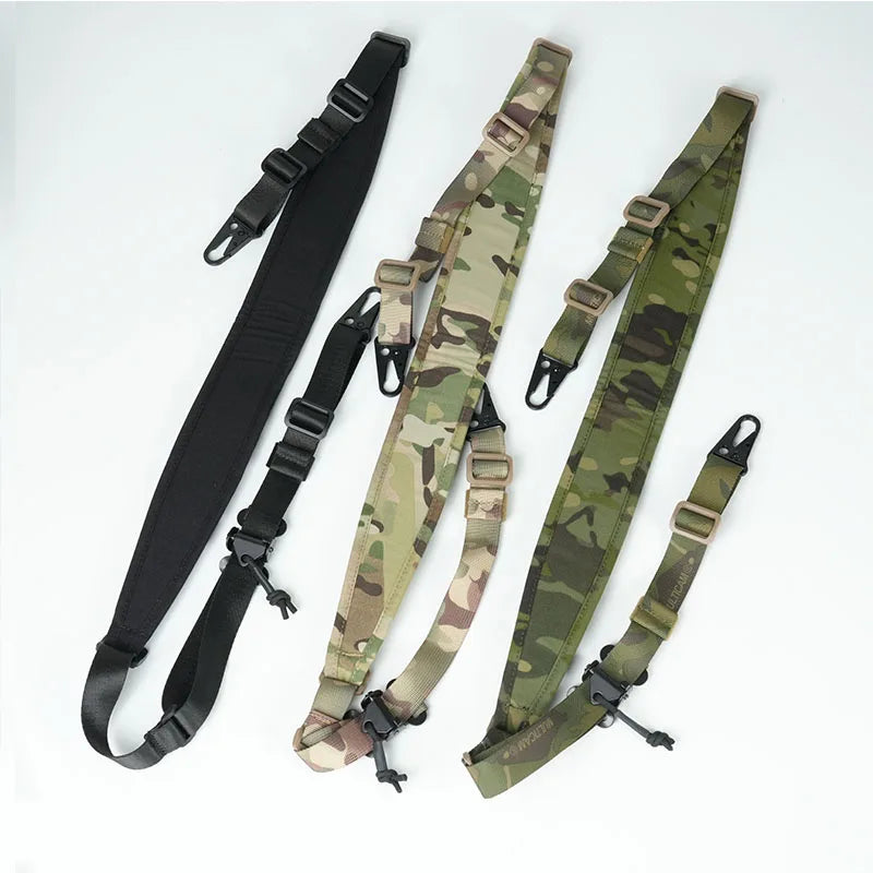 Tactical Adjustable Dual Point Nylon Sling For Firearms