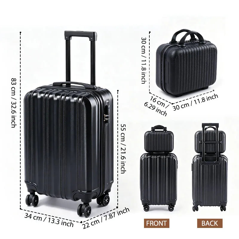 Premium Hardside Travel Luggage With Tsa Lock And Spinner Wheels