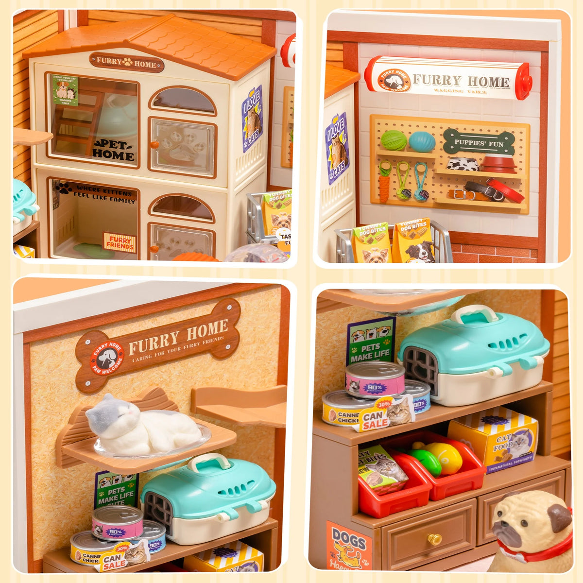 Rolife Miniature House DIY 3D Puzzle Kit With LED Light