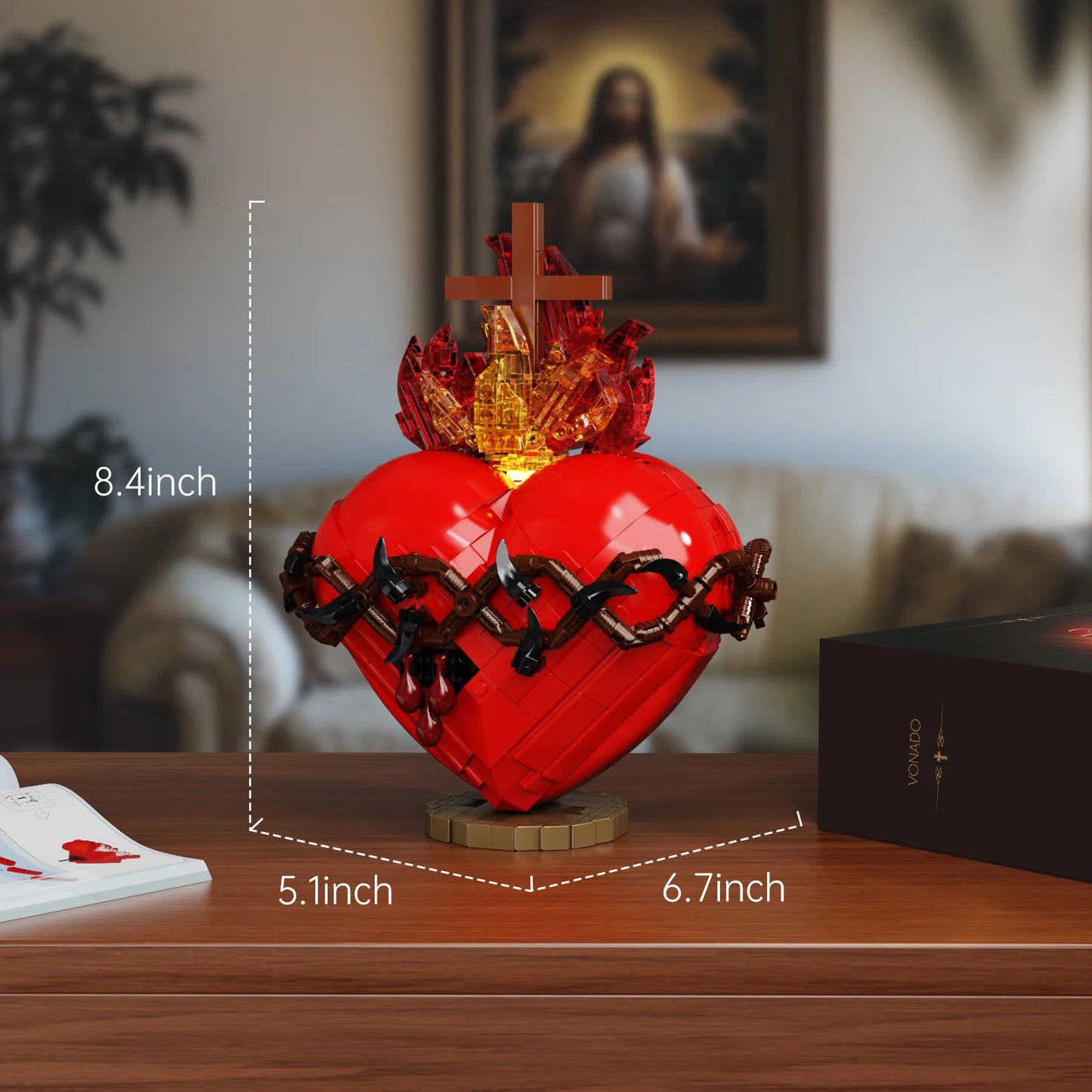 Jesus Christ Cross Building Blocks Assembly Kit For Adults