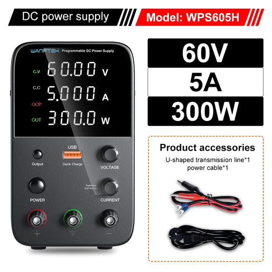 Wanptek Adjustable Laboratory DC Power Supply Bench Regulator