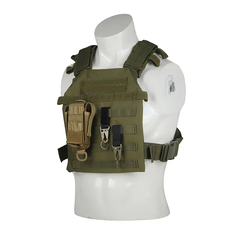 Durable Nylon Molle Plate Carrier Tactical Vest For Outdoor Training